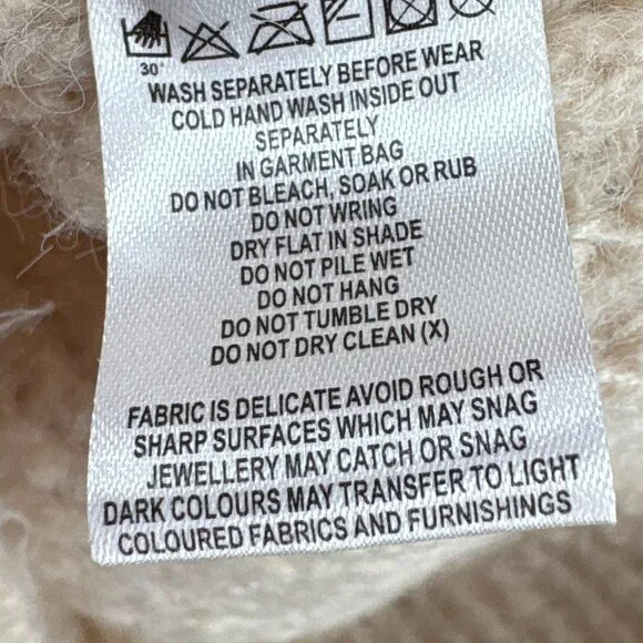 Meshki Cream Off-the-Shoulder Knit Sweater - Picture 10 of 12